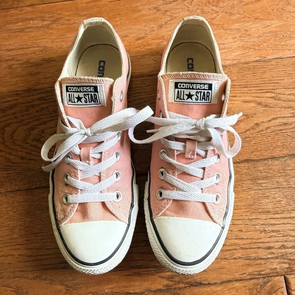 Converse Chuck Taylor All Star 132300F Light Pink Low Top Sneaker Size M 6 W 8